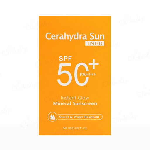 Cerahydra Sun Tinted Instant Glow Mineral Sunscreen SPF 50+ PA++++